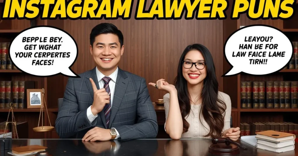 Instagram Lawyer Puns