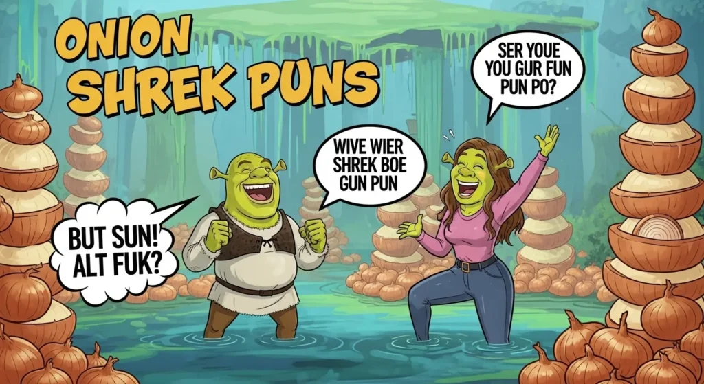 Onion Shrek Puns