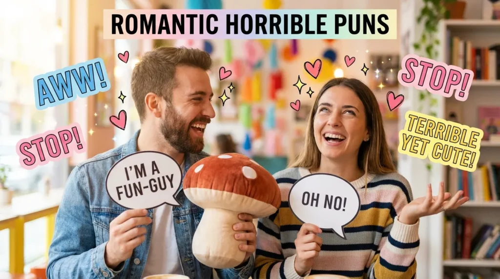 ROMANTIC HORRIBLE PUNS