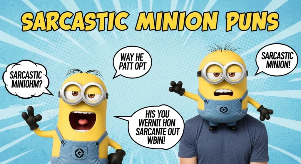  Sarcastic Minion Puns