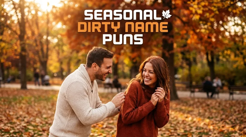 Seasonal Dirty Name Puns