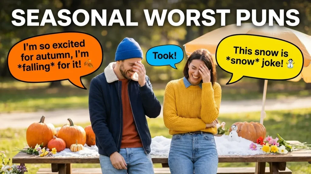 SEASONAL WORST PUNS