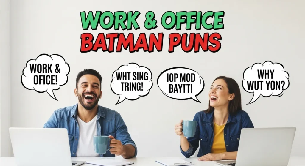 Work & Office Batman Puns