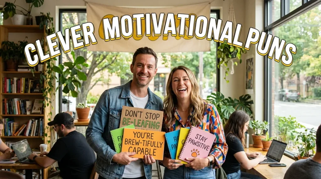 CLEVER MOTIVATIONAL PUNS