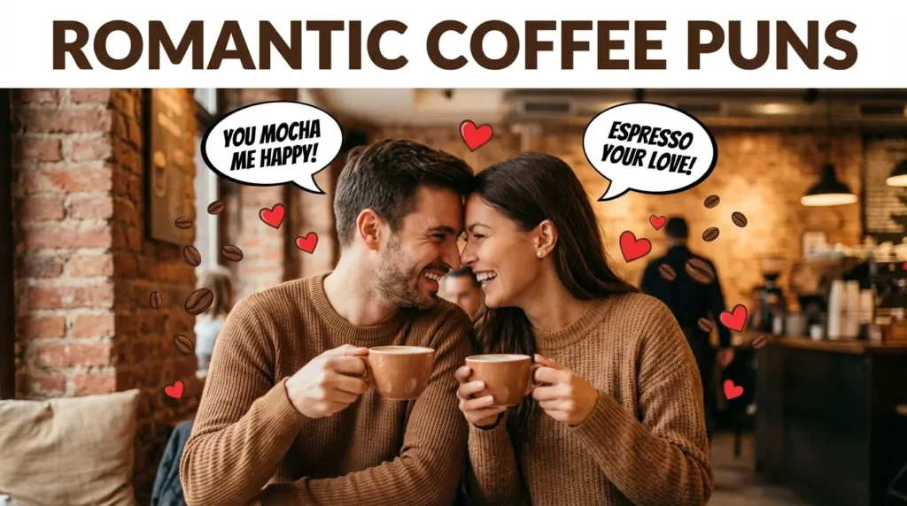 ROMANTIC COFFEE PUNS