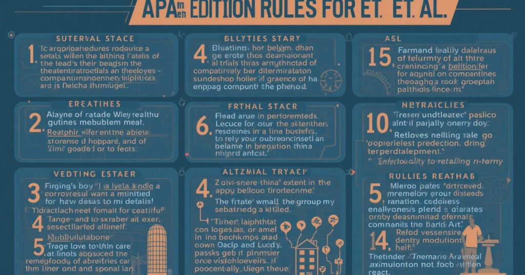 APA 7th Edition Rules for Et Al.