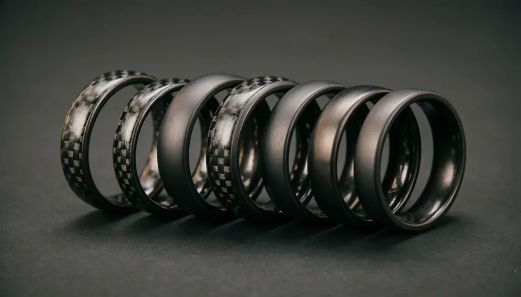 Black Wedding Rings for Men