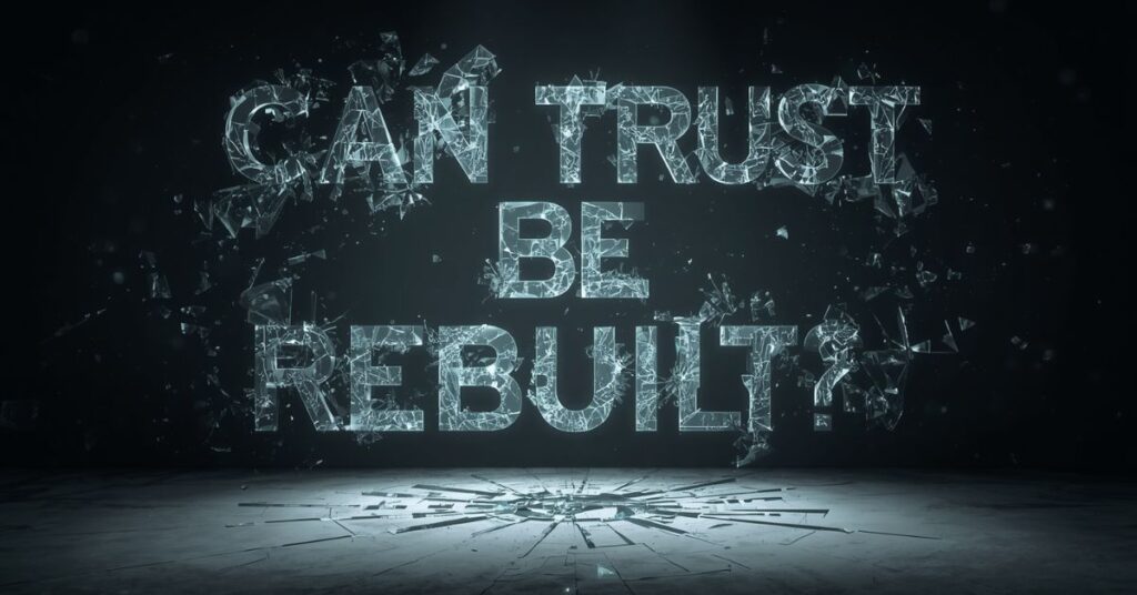 Can Trust Be Rebuilt?