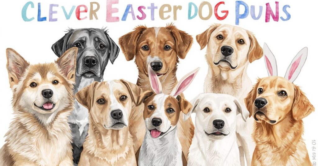 Clever Easter Dog Puns 