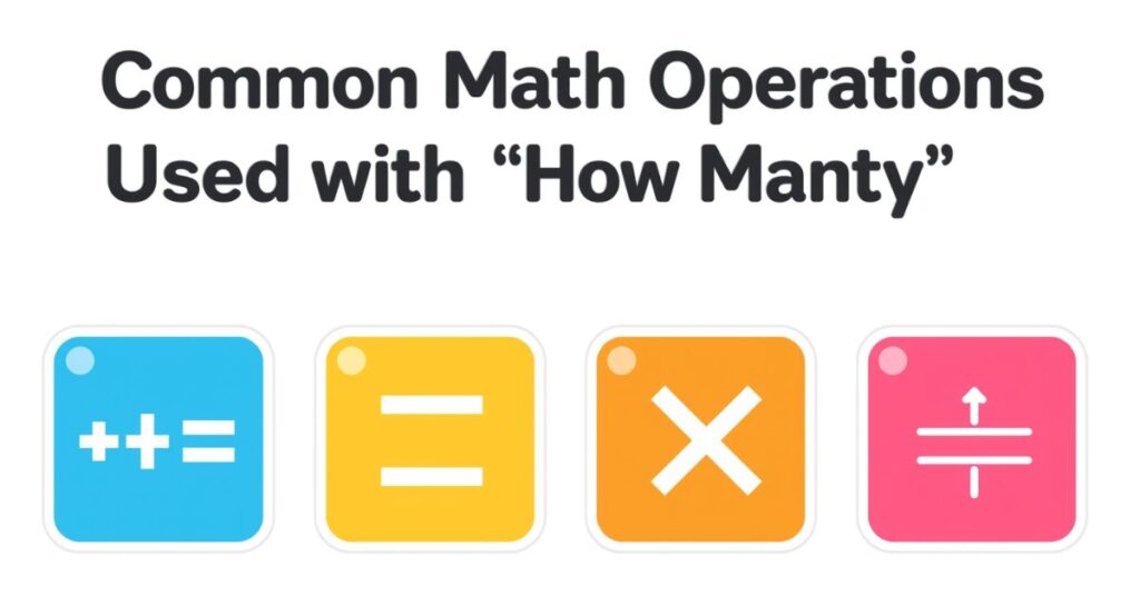 Common Math Operations Used with “How Many”
