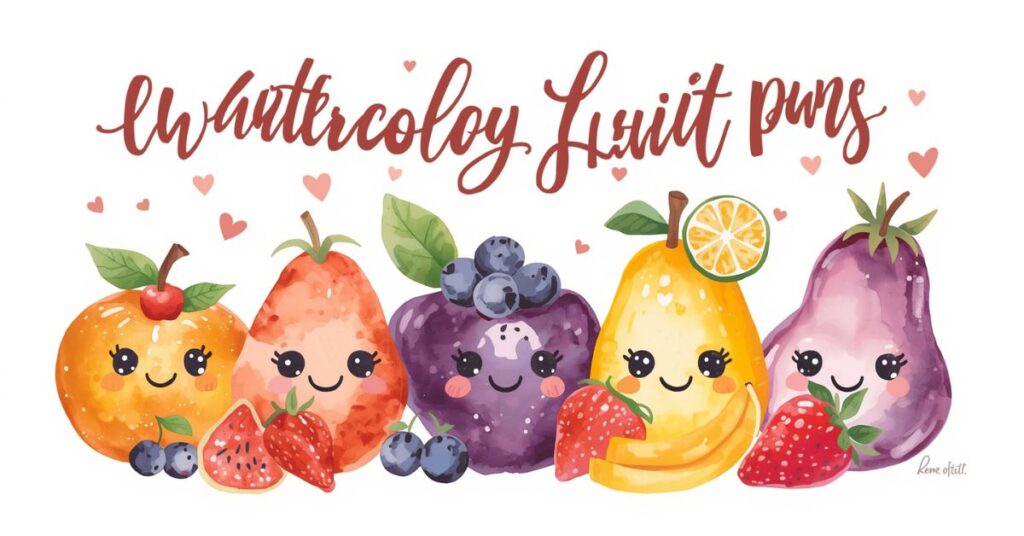 Cute Flirty Fruit Puns