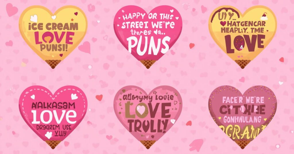  Cute Ice Cream Love Puns