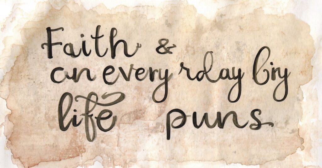 Faith & Everyday Life Puns