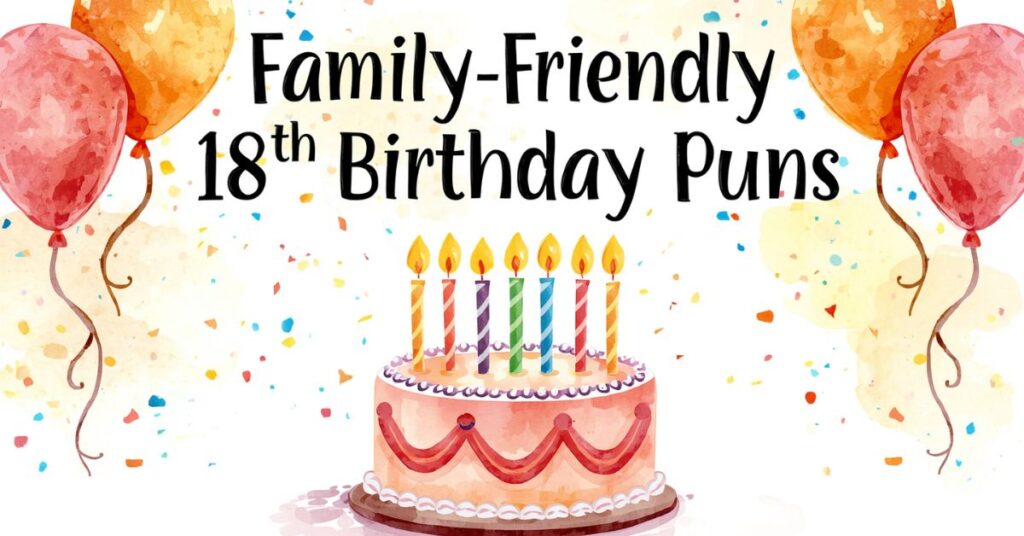 Family-Friendly 18th Birthday Puns