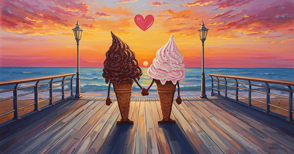Flirty Ice Cream Love Puns