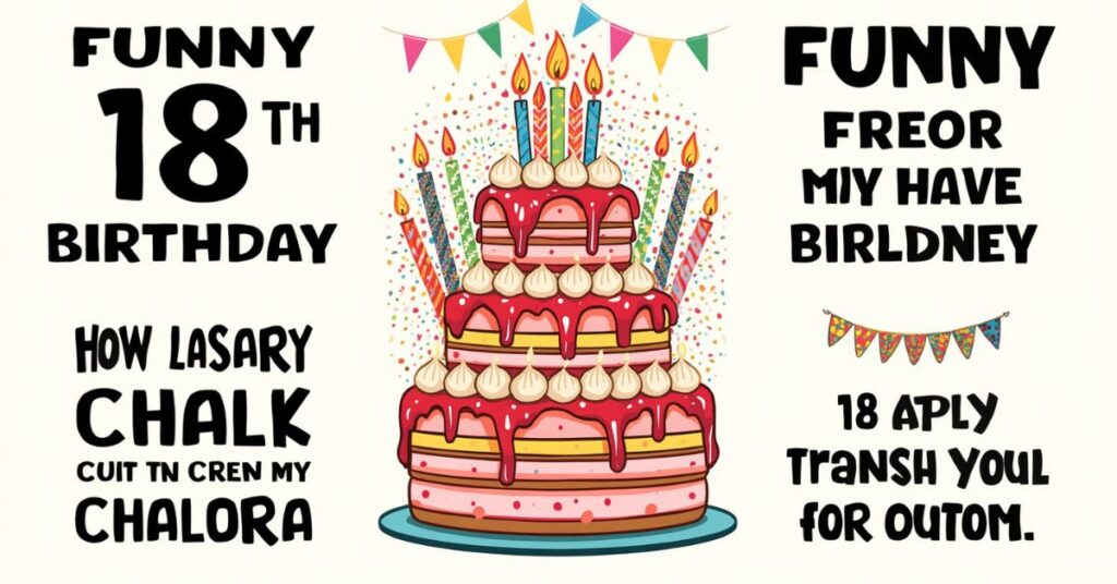 Funny 18th Birthday Puns