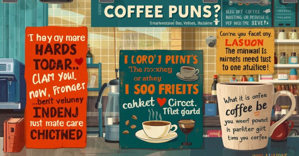 Funny Christian Coffee Puns