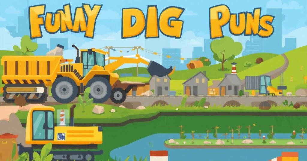 Funny Dig Puns
