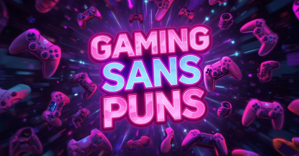 Gaming Sans Puns
