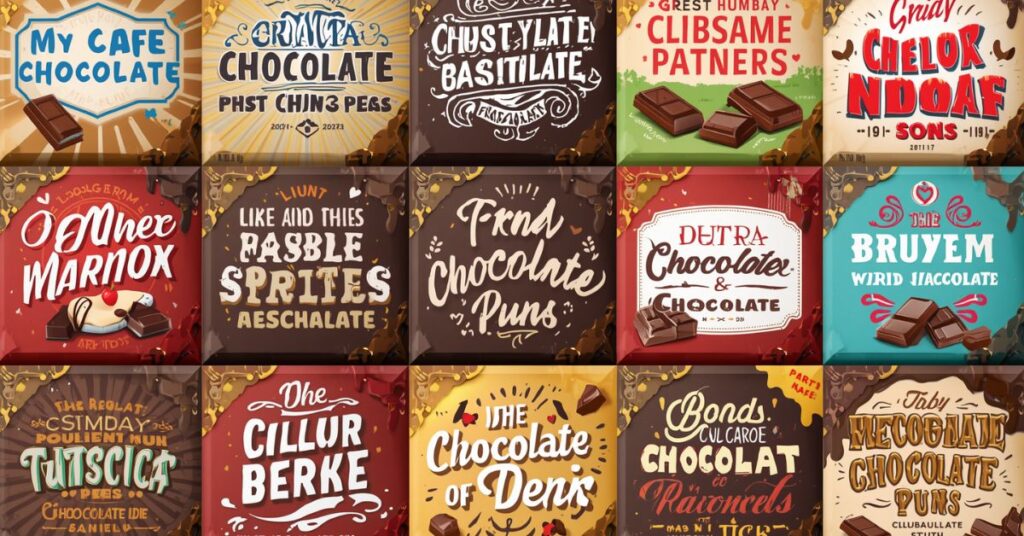 Instagram Chocolate Puns 