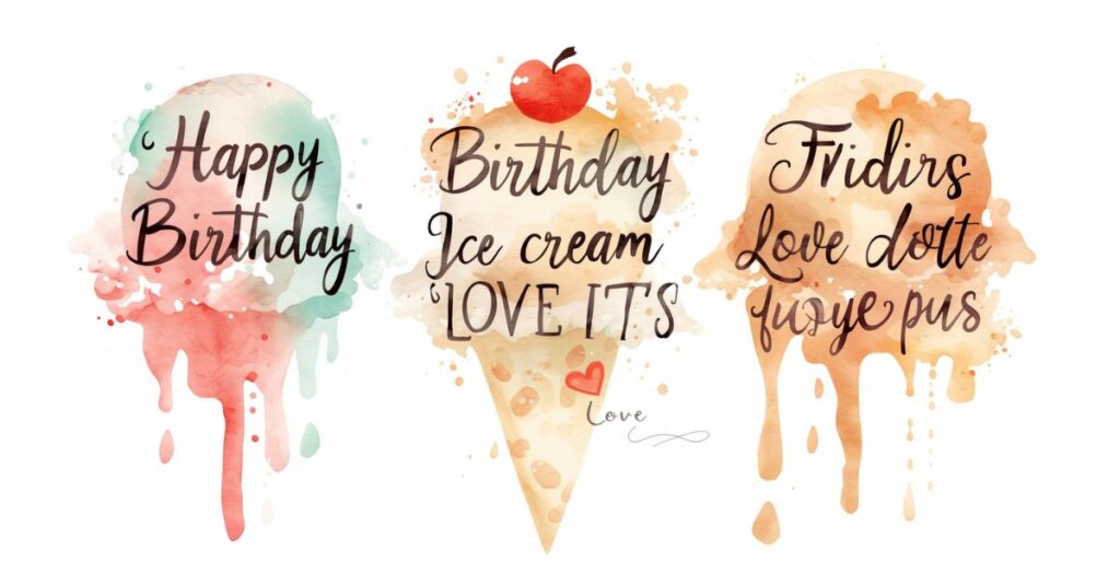  Birthday Ice Cream Love Puns