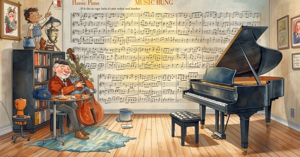  Music Studio Piano Puns