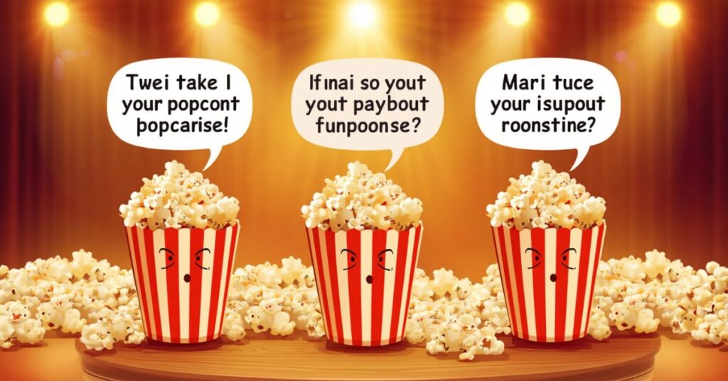  Sarcastic Popcorn Puns 