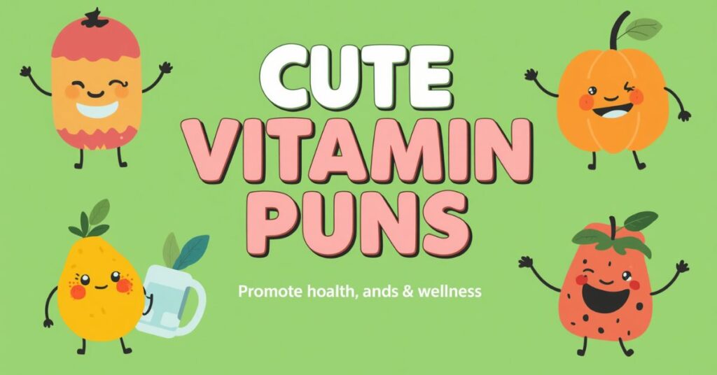  Cute Vitamin Puns 