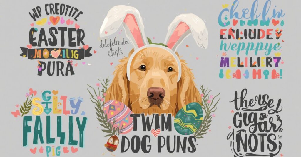 Silly Easter Dog Puns 