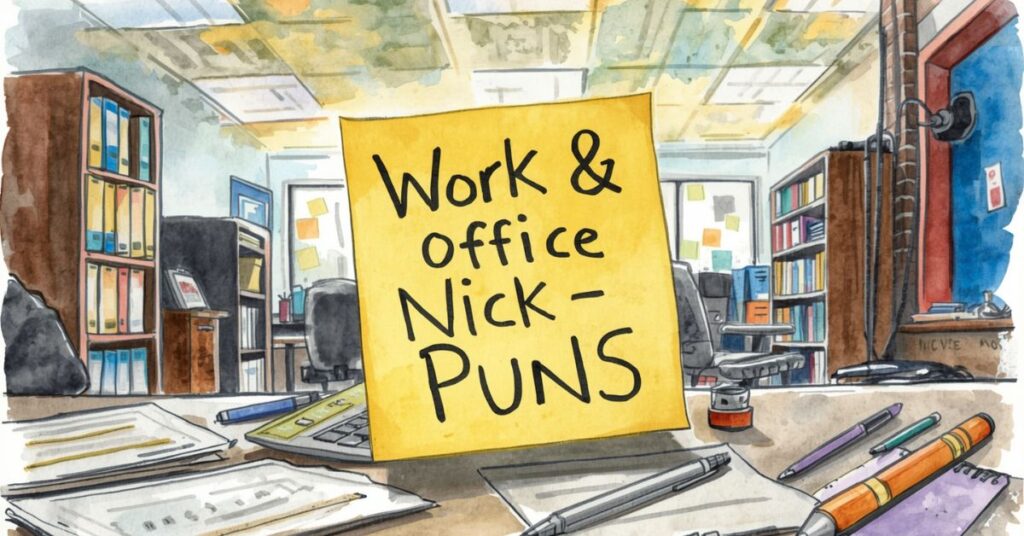 Work & Office Nick Puns