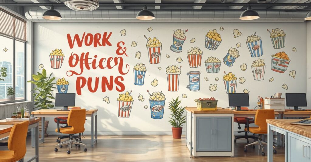  Work & Office Popcorn Puns 