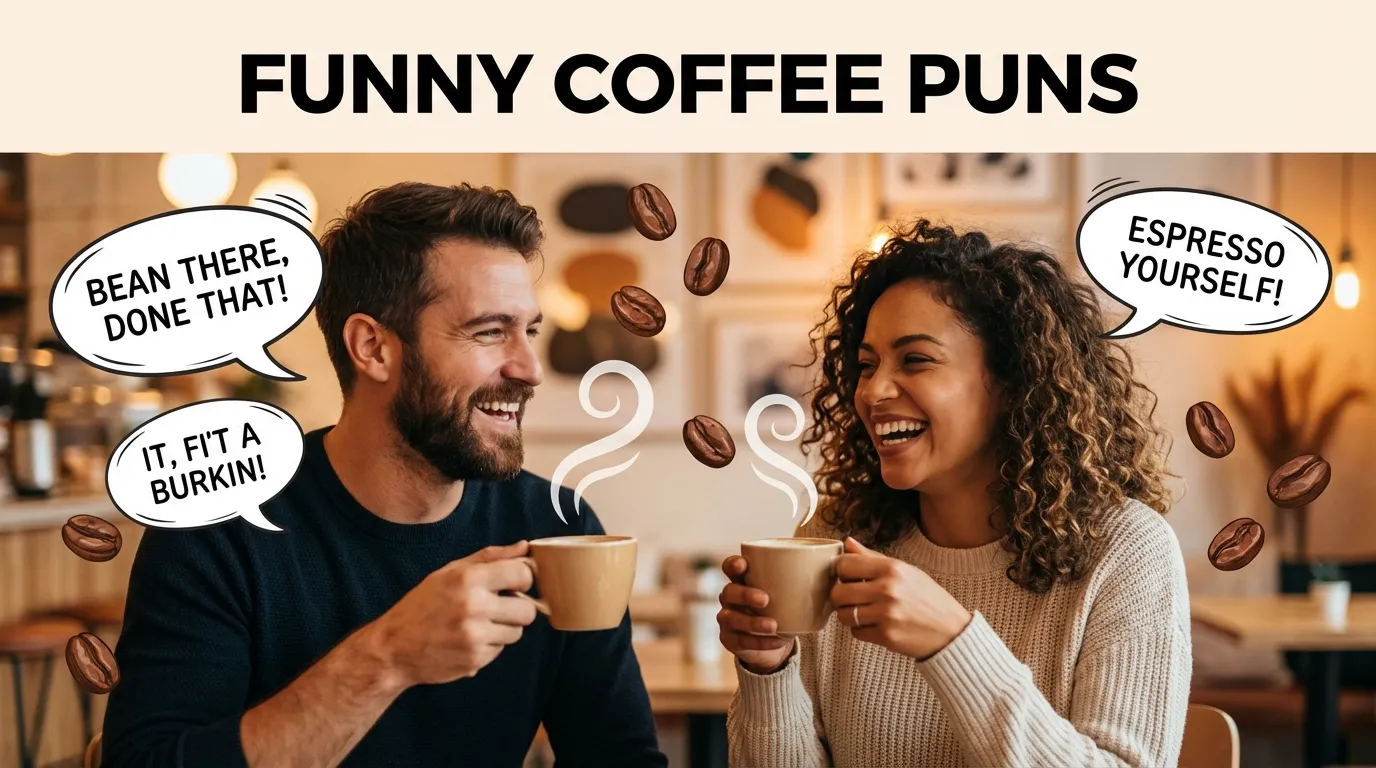 Funny Coffee Puns