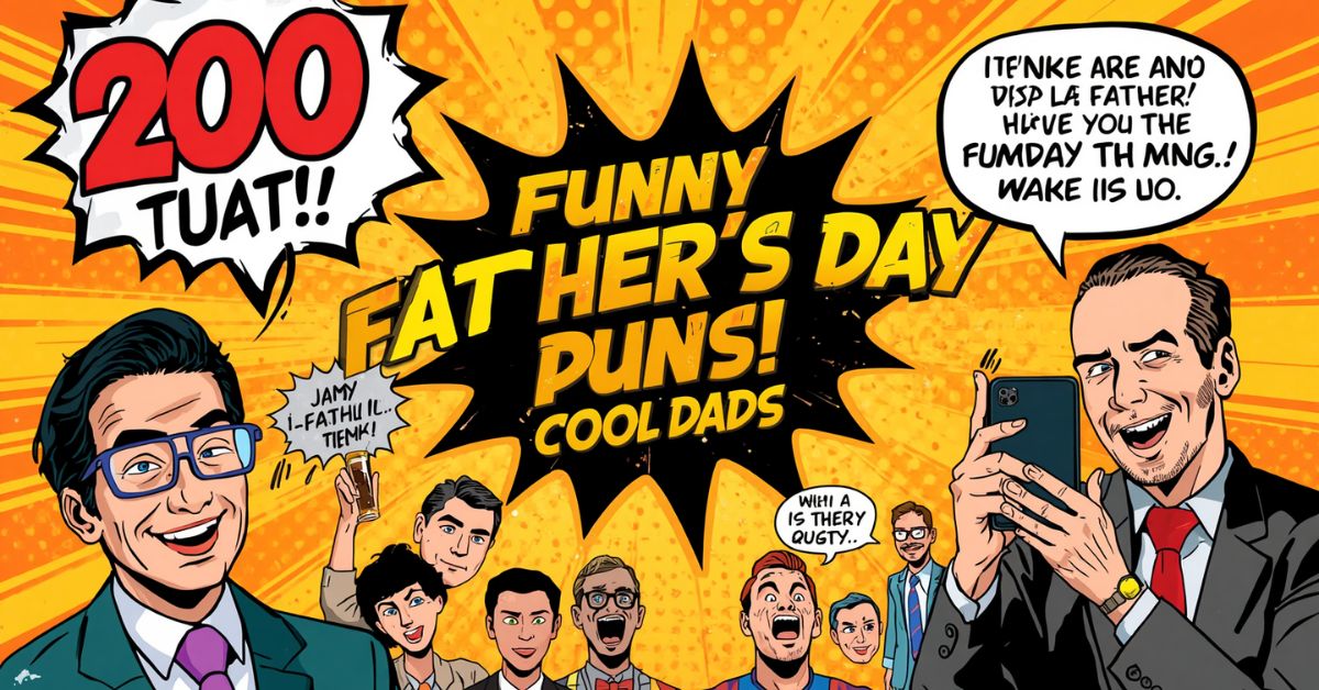 200 Funny Father’s Day Puns For Cool Dads