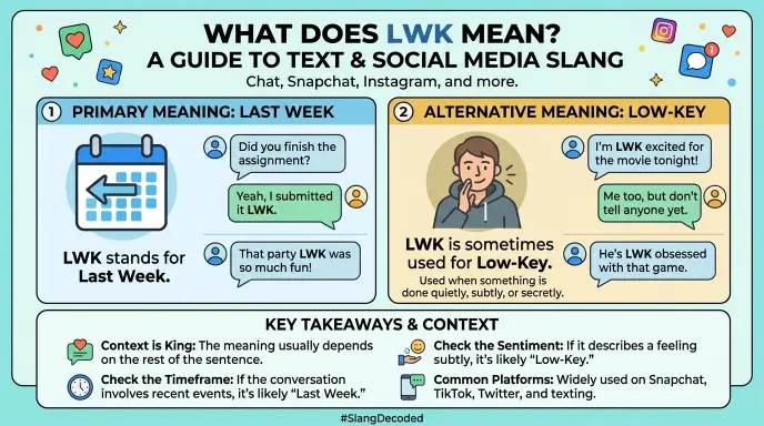LWK Meaning in Text, Chat, Snapchat, and Social Media