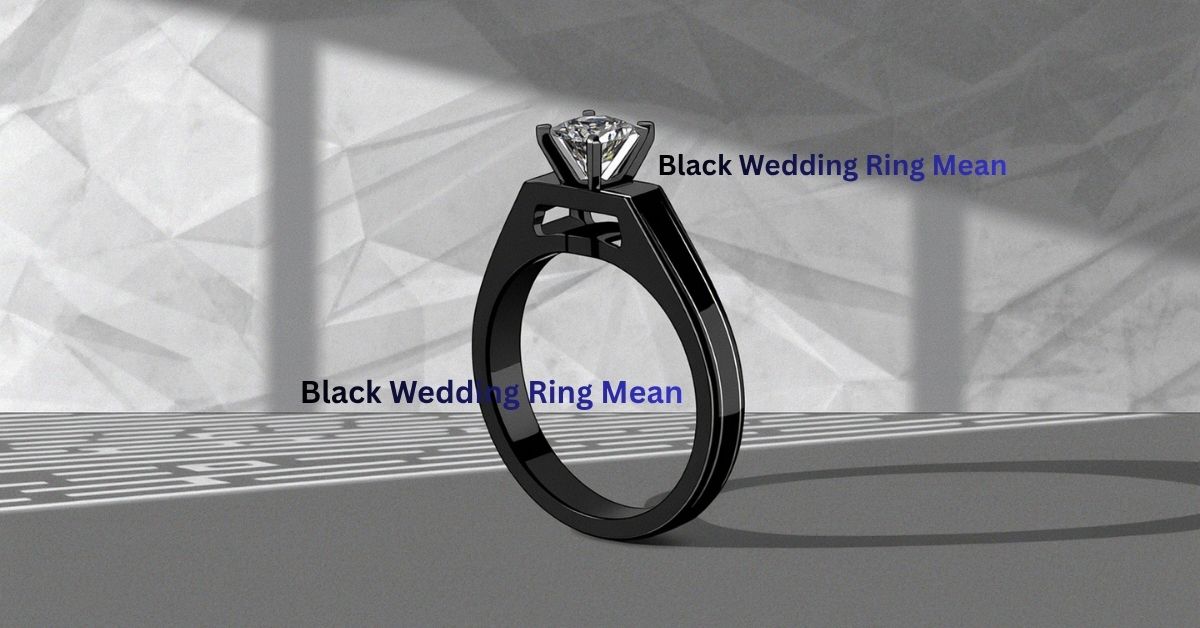a Black Wedding Ring Mean