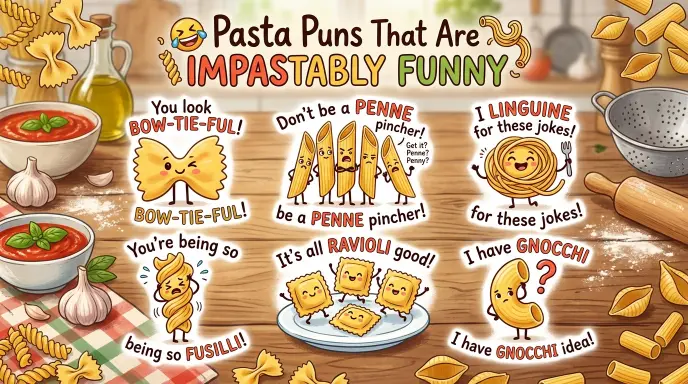 Pasta Puns That Are Impastably Funny
