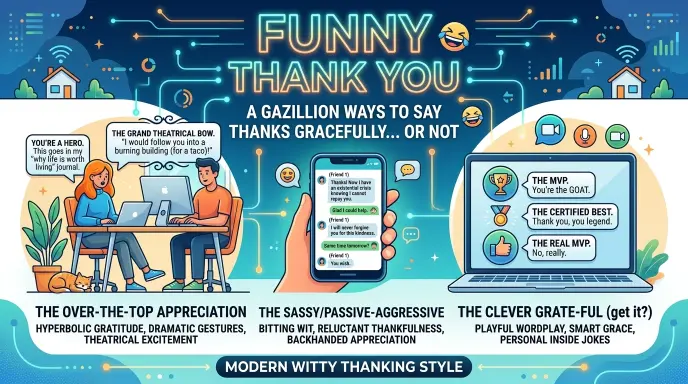 Funny Ways to Say Thank You