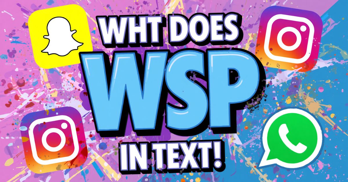 what does wsp mean in text
