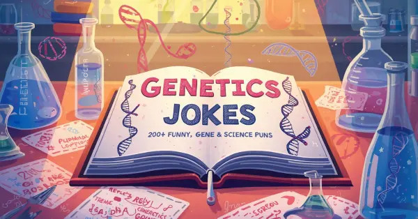 🧬 Genetics Jokes: 200+ Funny DNA, Gene & Science Puns