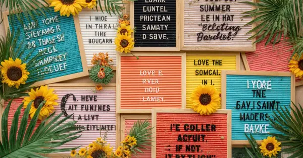 July Letter Board Quotes