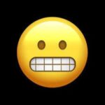 grimacing emoji
