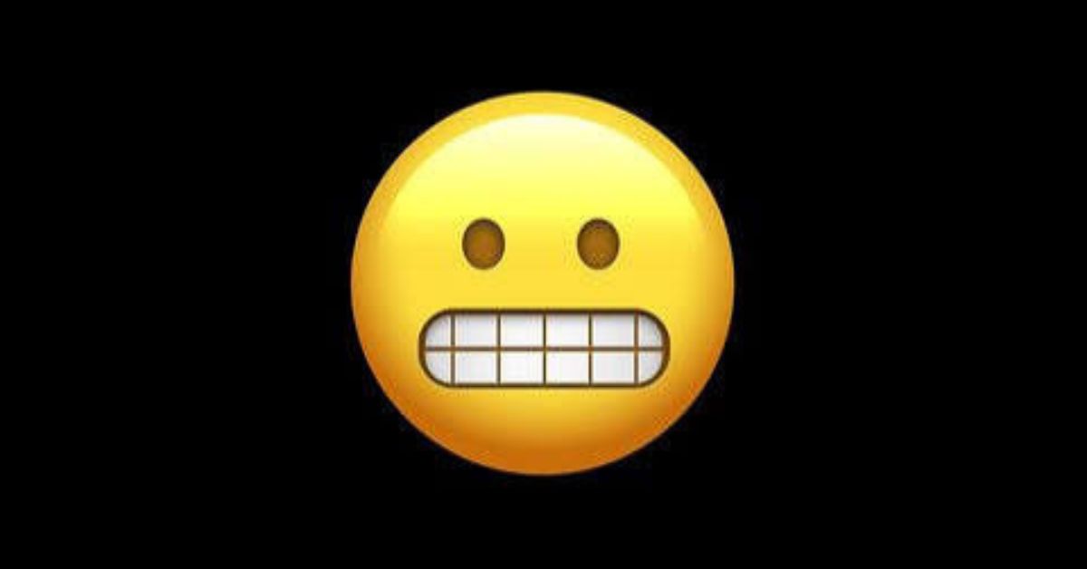 grimacing emoji