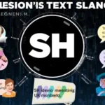 sh meaning in text