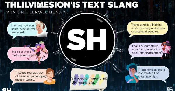 sh meaning in text