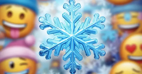 snowflake emoji meaning